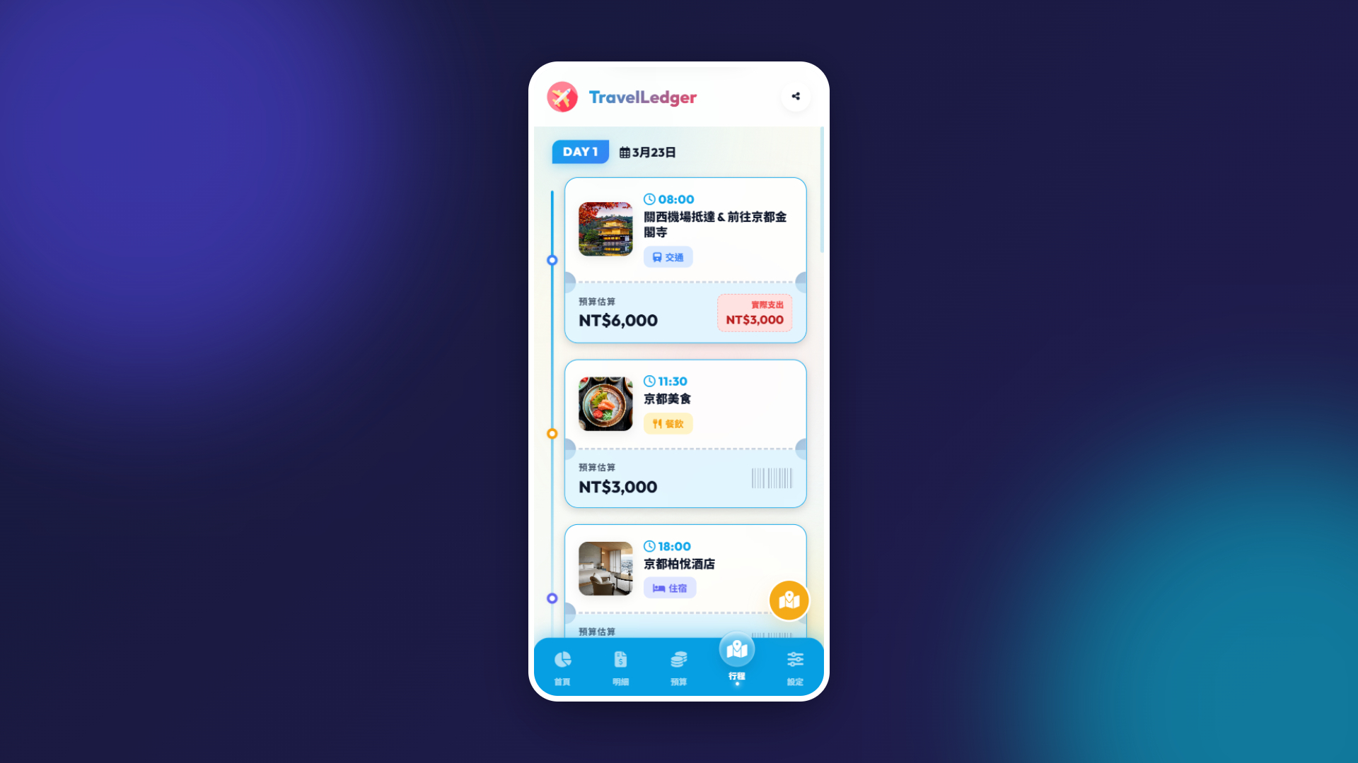 TravelLedger 手機板_行程規劃
