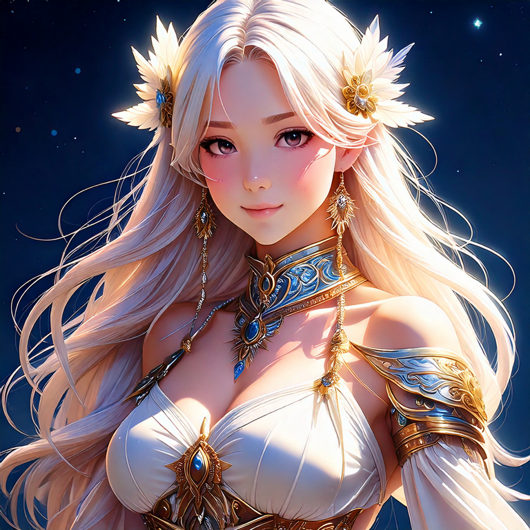 AI創作_動漫希臘女神